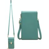 Grote capaciteit Multi-compartiment Single-shoulder Telefoontas Mini Messenger Bag(Groen)