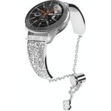 Voor Garmin Venu / Venu 2 Plus / Venu Sq / Sq2 20 mm diamanten ketting mentale horlogeband