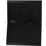 2 x 3-in-1 Memory Card beschermende Case Box voor SD-kaart  grootte: 93mm (L) x 62mm (W) x 10mm (H)(Black)
