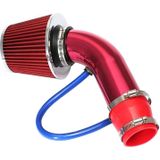 Universal Car Cold Air Intake Kit Gemodificeerde Aluminium Tube 76mm / 3inch Mushroom Head Style Air Filter (Rood)