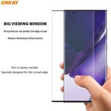 5 PC's voor Samsung Galaxy Note 20 Ultra ENKAY Hat-Prince 0.26mm 9H 3D explosiebestendig volledig scherm gebogen warmte buigen tempered glass film