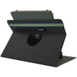 Voor 10 inch stoffen textuur horizontale flip universele tablet pc lederen hoes met pensleuf