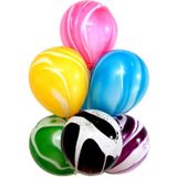 100 stks 10 inch agaat latex ballon bruiloft festival party decoratieve ballon (gemengde kleur)