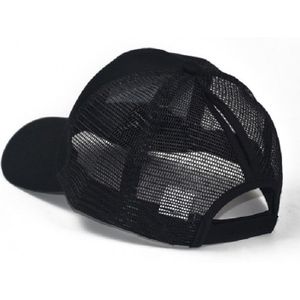 Zomer katoen mesh opening paardenstaart hoed zonnebrandcrme Baseballpet  specificatie: ?? (zwart)