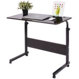 Verwisselbare laptop Desk luie bed studiebureau bed computer bureau  grootte: 60x40cm (zwarte walnoot met sleuf)