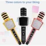 SD17 Telefoon Karaoke Draadloze Bluetooth Microfoon (Goud)