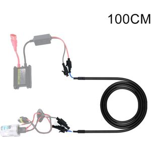 100cm auto HID Xenon Ballast hoogspanning Extension kabel harnas