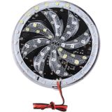 65 LEDs SMD 2835 motorfiets gemodificeerde windmolen Angel Eyes RGB lichte wiel Vuurlicht Styling Flash sfeer Lamp  Diameter: 9cm  DC 12V