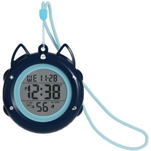 SPOVAN K01 heren kinderen LED lichtgevend waterdicht elektronisch sporthorloge (donkerblauw zakhorloge)