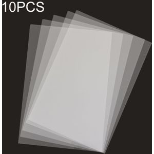 10 stuks Print warmte krimpfolie DIY Epoxy papier af te drukken Rubberstempel materile papier af te drukken (transparant)