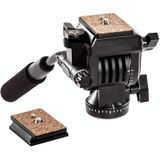 Yunteng YT-950 Heavy Duty Tripod Action Fluid Drag Head met Quick Mount Plate