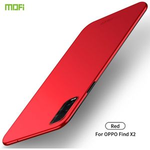 For OPPO Find X2 MOFI Frosted PC Ultra-thin Hard Case(Red)