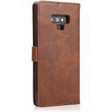 For Samsung Galaxy Note9 Calf Texture 2 in 1 Detachable Magnetic Back Cover Horizontal Flip Leather Case with Holder & Card Slots & Wallet & Photo Frame(Brown)