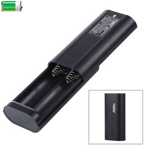 TOMO P2 USB Smart 2 batterijlader met indicatielampje voor 18650 Li-ion batterij (zwart)