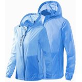 Mens Outdoor UV-proof ademende lichtgewicht UPF 70 + zonnebrandcrme kleding voor koppels (kleur: lichtblauwe maat: l)