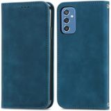 Voor Samsung Galaxy M52 5G Retro Skin Feel Magnetic Horizontal Flip Lederen Case met Houder & Card Slots & Portemonnee & Fotolijst