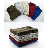 Zomer Multi-pocket Solid Color Loose Casual Cargo Shorts voor mannen (kleur: kaki grootte: 32)