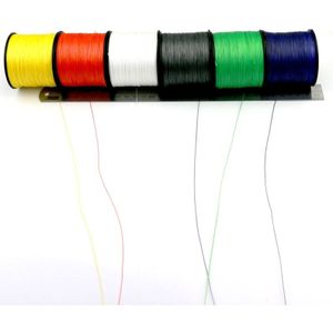 4.0# 0 34 mm 45LB 18.1kg spanning 500m Extra sterk 4 aandelen vlecht PE vislijn Kite Line(Black)