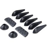 10 stuks auto exterieur Rubber lawaai-annulerende luchtstroom-aanpassing Kit