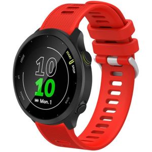 For Samsung Gear Sport 20mm Silicone Twill Watch Band(Red)