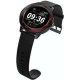 S18 1 3 inch TFT-scherm IP67 Waterproof Smart Watch Armband  Ondersteuning Slaapmonitor / Hartslagmeter / Bloeddrukmeter (Zwart rood)
