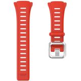 Voor POLAR Polar FT60 siliconen horlogeband voor heren(rood)