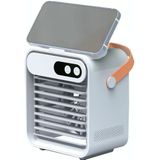 USB mini koeling en bevochtiging airconditioner huishoudelijke kleine lucht koeler desktop watergekoelde ventilator (wit)