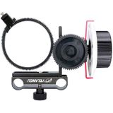 Yelangu F0-camera Volg focus met versnellingsring riem voor Canon / Nikon / videocamera's / DSLR-camera's