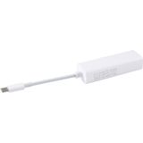 AnyWatt 5-pins MagSafe 2 Magnetic T-Tip Female naar USB-C / Type-C Male Charge Adapter Converter voor MacBook Pro(Wit)