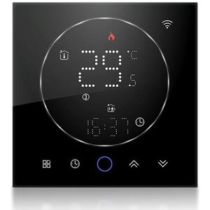 BHT-008GBL 95-240V AC 16A Smart Home elektrische verwarming LED-thermostaat zonder wifi
