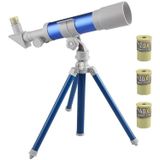 Kinderen High-Definition Meerdere astronomische telescoopwetenschap Onderwijshulpmiddelen (B Model Blue)