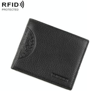 Bawheisi A-6559-1 Mannen Casual Korte RFID Wallet Multifunctionele kaarthouder