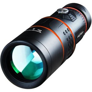 Feirsh 12x50 high-definition Low-light Night Vision Monoculairs Concert Mobiele Telefoon Camera Verrekijker (T01)