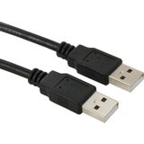 2 USB 2.0 mannetje naar 2 USB 2.0 vrouwtje met 2 schroef gaten verleng kabel  Lengte: 50cm