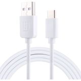 HAWEEL USB Type-C naar USB 2.0 Data oplaad Kabel voor LeTV Le 1s / Nokia N1 / MacBook 12  Lengte: 1 meter Wit