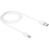 HAWEEL USB Type-C naar USB 2.0 Data oplaad Kabel voor LeTV Le 1s / Nokia N1 / MacBook 12  Lengte: 1 meter Wit