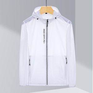 Mens Outdoor UV-proof ademende lichtgewicht UPF 70 + zonnebrandcrme kleding voor koppels (kleur: wit formaat: XXXXL)