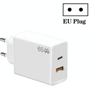 GaN PD48W Type-C PD3.0 + USB3.0 notebookadapter voor Apple MacBook-serie  EU-stekker