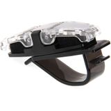 Auto voertuig accessoire dubbele Clip Design zonnebril brillen kaart Pen houder Clip