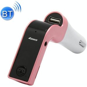 G7 Auto Hands-Free Bluetooth FM Player MP3 (PINK)