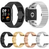 Voor Xiaomi Redmi Watch 3 / Mi Watch Lite 3 Stalen metalen horlogeband met n kraal