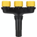 DKSSQ Tuinieren Watering Sprinkler Nozzle  Specificatie: 3 Hoofd met 1 5 inch-interface