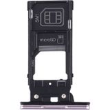 SIM-kaartlade + SIM-kaartlade + Micro SD-kaartlade voor Sony Xperia XZ2 (roze)