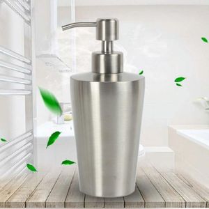SH105 304 roestvrij staal schotel wassen vloeibare fles hand ontsmettingsmiddel fles handmatige zeep dispenser