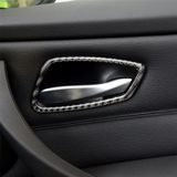 Carbon Fiber auto deur handvat decoratieve sticker voor BMW E90/320i/318i/325i