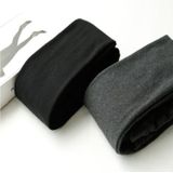 Plus fluweel panty met elastische sokken verstelbaar taille omtrek zwangere vrouwen leggings  grootte: One size (zwart)