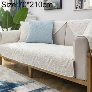 Vier seizoenen universele eenvoudige moderne antislip full coverage sofa cover  grootte: 70x210cm (feather dream beige)