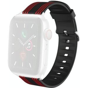 Siliconen vervangbare horlogeband voor Apple Watch Series 6  SE & 5 & 4 44mm / 3 & 2 & 1 42mm(5)