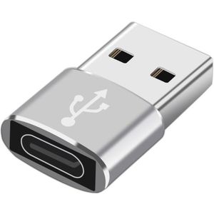 HAWEEL USB-C / Type-C Female to USB 2.0 Male Aluminum Alloy Adapter  Support Charging & Transmission Data