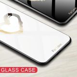 Voor Honor 9 Lite Kleurrijk Geschilderd Glas Telefoonhoesje (Liefde)